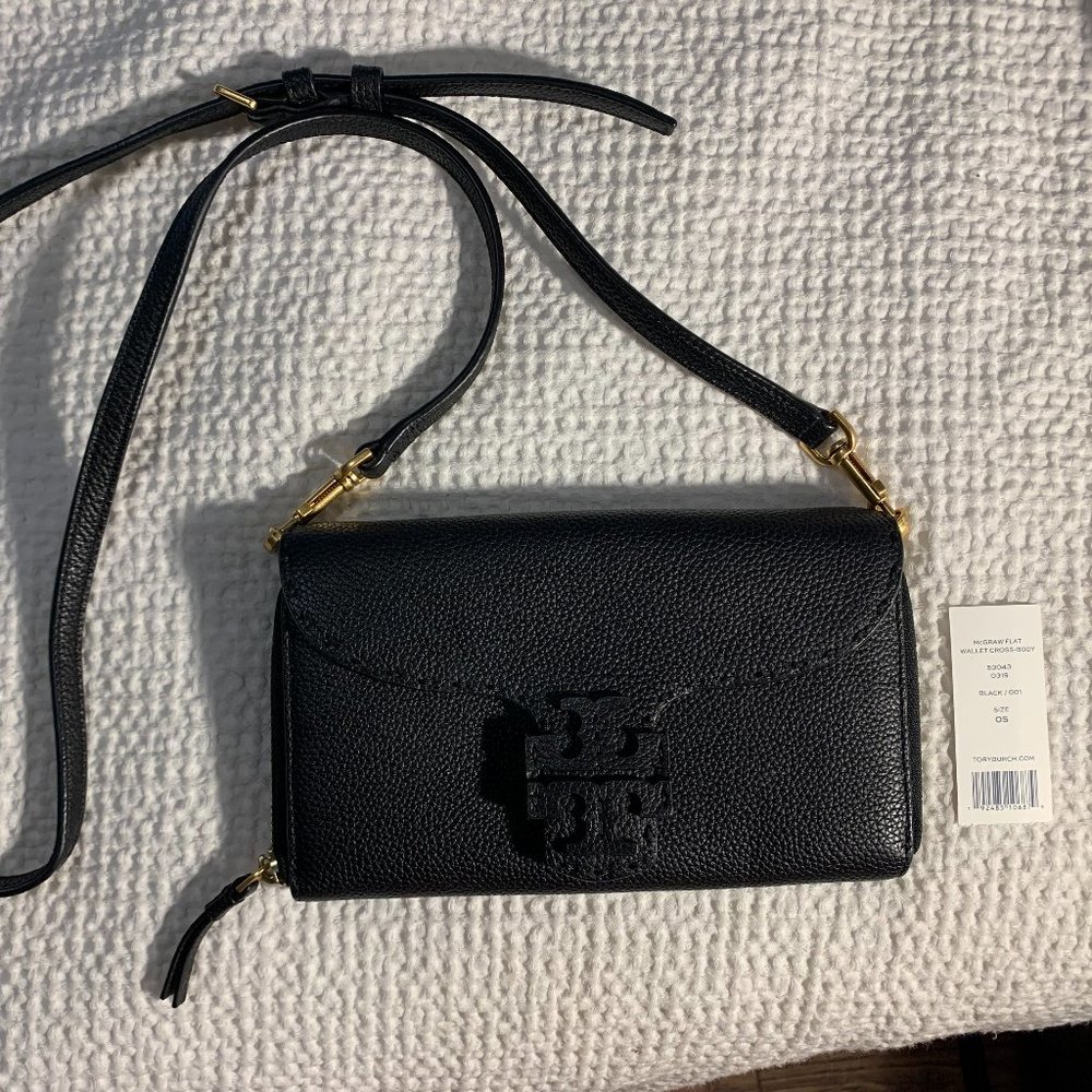 Tory Burch McGraw Flat Wallet Crossbody